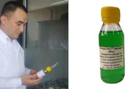 Жас илимпаз Арал бойы аймағында егилип атырған 500 гектар майдандағы сексеўиллер ушын стимуляторларды жеткерип бермекши